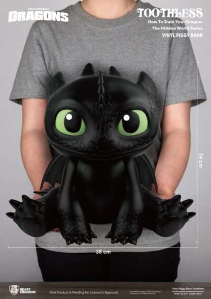 Drachenzähmen leicht gemacht Piggy Vinyl Spardose Toothless 30 cm – Bild 6