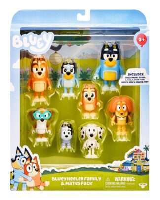 Bluey Actionfiguren 8er-Pack