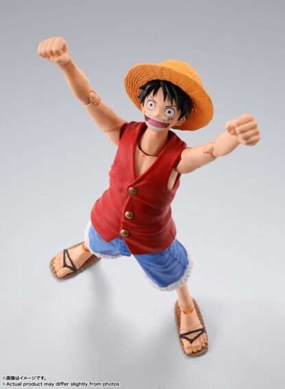 One Piece S.H. Figuarts Actionfigur Monkey D. Luffy Romance Dawn 15 cm – Bild 3