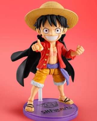One Piece World Collactable Figures x S.H. Figuarts Actionfigur Monkey D. Ruffy 8 cm