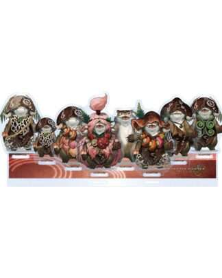 Monster Hunter Wilds Acrylic Stand Plumpeach Set 15 cm