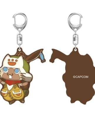 Monster Hunter Wilds Gummi-Schlüsselanhänger Palico 7 cm