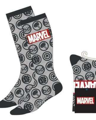 Marvel Socken Avengers Faces Grey 38-45