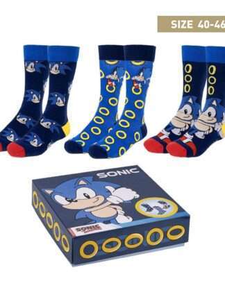 Sonic the Hedgehog Socken 3er-Pack Sonic 40-46