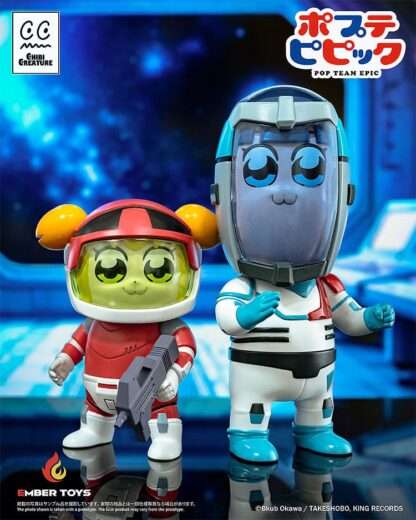 Pop Team Epic Vinyl Figuren 2er-Pack Chibi Creature Popuko & Pipimi Spacesuit Ver. – Bild 3