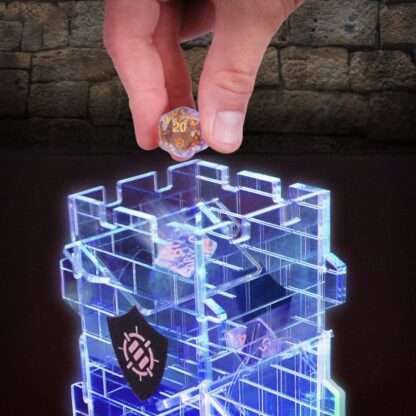 Enhance Tabletop Series LED Würfelturm mit Würfel Set Clear – Bild 9