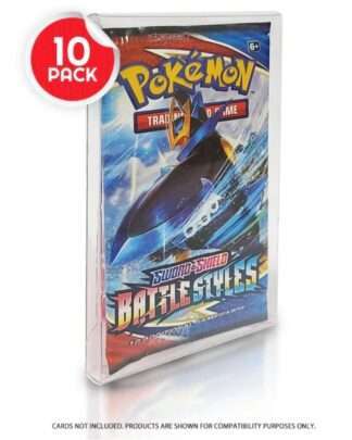 PET Gehäuse 10er-Pack für Booster, Magic, Yu-Gi-Oh Karten