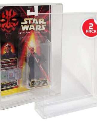 Evoretro Acryl Display Cases 2er-Pack für Actionfiguren