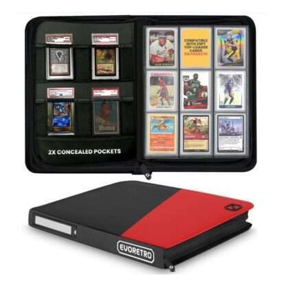 Evoretro Shield+ Topload Album 216 Karten Black/Red – Bild 2