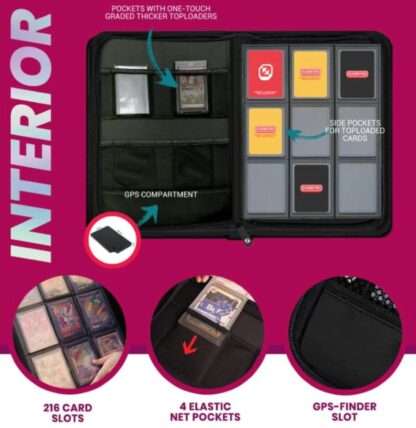 Evoretro Shield+ Topload Album 216 Karten Neon Green – Bild 2