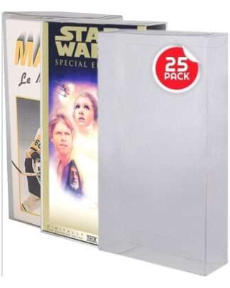 PET Gehäuse 25er-Pack für VHS Kassetten