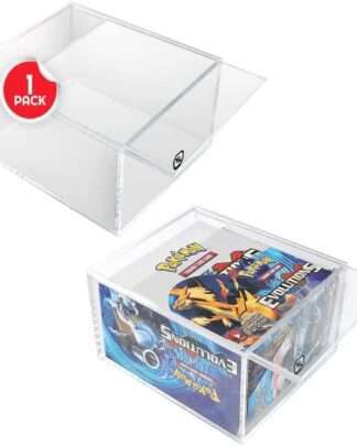 Evoretro Acryl Display Case für Booster Boxen / Elite Trainer Boxes Ver. 1 with Sliding Lid