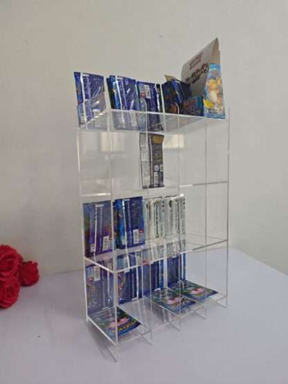 Acryl Verkaufsdisplay / Thekendisplay für Trading Card Booster Packs – Bild 8