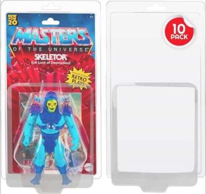 Clamshell PET Gehäuse 10er-Pack für Masters of the Universe Actionfiguren
