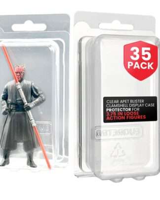 Clamshell PET Gehäuse 35er-Pack für Actionfiguren XL
