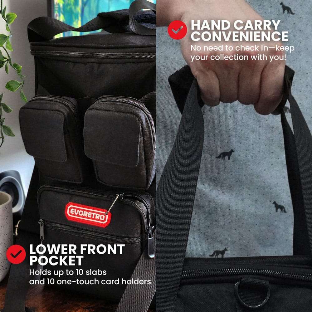 Evoretro Trading Card Rucksack Black – Bild 4
