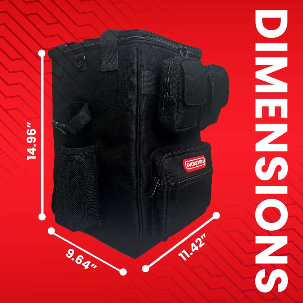 Evoretro Trading Card Rucksack Black – Bild 5