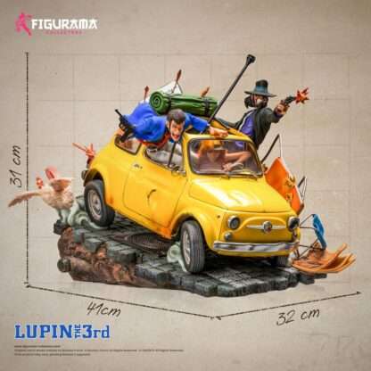 Lupin III Elite Diorama Statue 1/8 Lupin, Jigen & Fujiko 31 cm – Bild 2