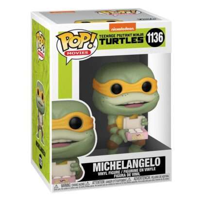 Teenage Mutant Ninja Turtles POP! Movies Vinyl Figur Michaelangelo 9 cm – Bild 2