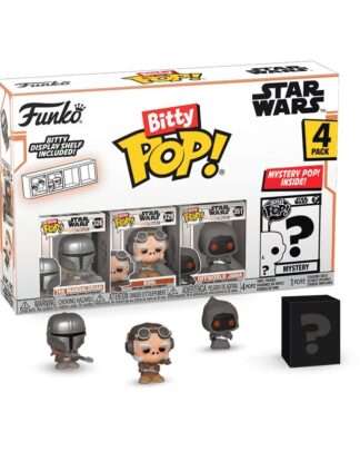 Star Wars: Mandalorian Bitty POP! Vinyl Figuren 4er-Pack Mandalorian 2,5 cm