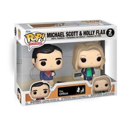 The Office POP! Television Vinyl Figuren 2er-Pack Michael & Holly 9 cm – Bild 2