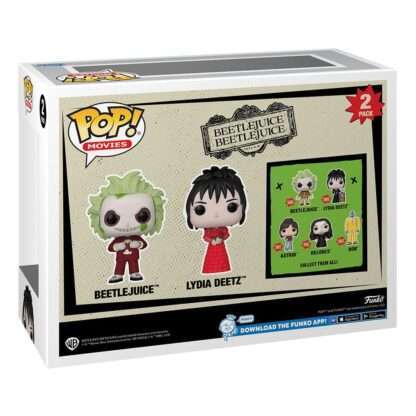 Beetlejuice 2 POP! Animation Vinyl Figuren 2er-Pack Beetlejuice & Lydia Deetz 9 cm – Bild 3