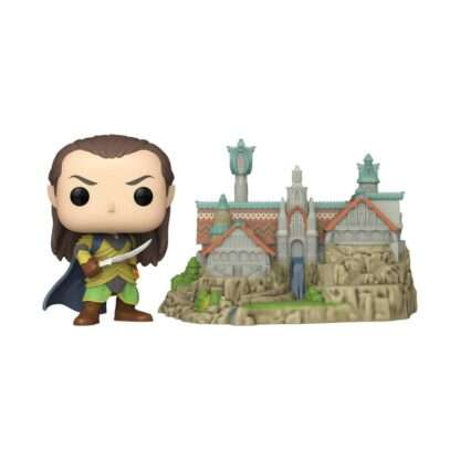 Der Herr der Ringe POP! Town Vinyl Figur Elrond & Rivendell 9 cm - Beschädigte Verpackung