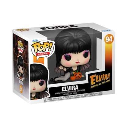 Elvira POP! Icons Vinyl Figur Elvira Pumpkins 9 cm – Bild 2
