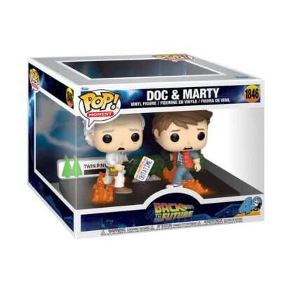 Zurück in die Zukunft POP Moments Vinyl Figuren Doc&Marty 9 cm – Bild 2