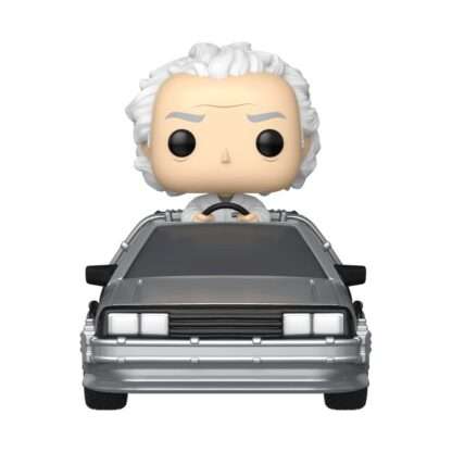 Zurück in die Zukunft POP! Rides Deluxe Vinyl Figur Doc w/Time Machine 9 cm