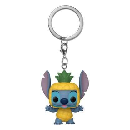 Lilo & Stitch Pocket POP! Vinyl Schlüsselanhänger 4 cm Stitch as Pineapple Display (12)