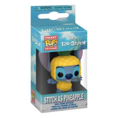 Lilo & Stitch Pocket POP! Vinyl Schlüsselanhänger 4 cm Stitch as Pineapple Display (12) – Bild 2