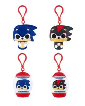 Sonic The Hedgehog Plüsch Schlüsselanhänger 5 cm PDQ Blind Sortiment (12)
