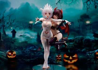 Ayakashi Triangle PVC Statue Matsuri Kazamaki & Suzu Kanade & Shirogane 25 cm – Bild 14