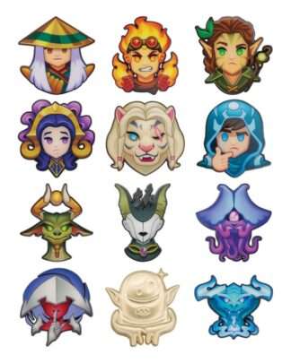 Magic: The Gathering Ansteck-Pins Mystery Pin Badge Display (12)