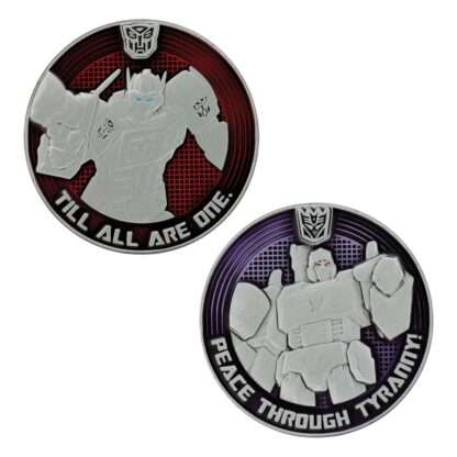 Transformers Generation 1 Sammelmünze G1 Autobots vs Decepticons Limited Edition 4 cm