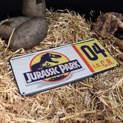 Jurassic Park Replik 1/1 Dennis Nedry Nummernschild – Bild 3