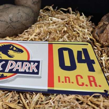 Jurassic Park Replik 1/1 Dennis Nedry Nummernschild – Bild 4