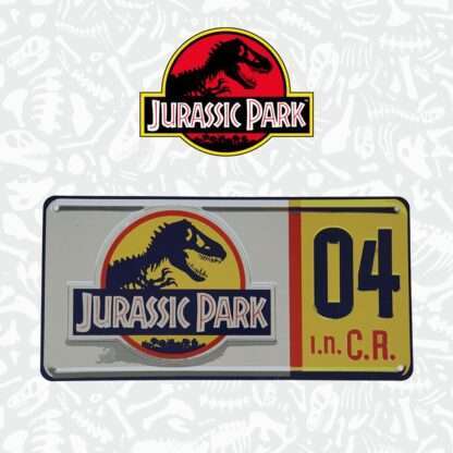 Jurassic Park Replik 1/1 Dennis Nedry Nummernschild – Bild 5