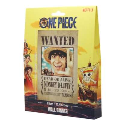 One Piece Wandbehang Luffy Wanted 120 x 85 cm – Bild 2