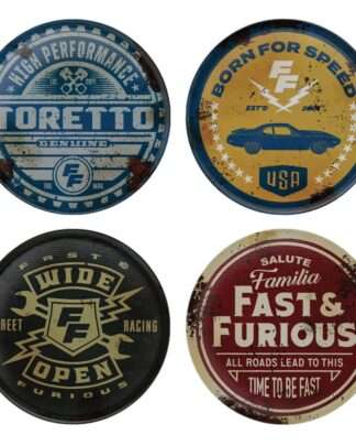 Fast & Furious Untersetzer 4er-Pack Vintage Style