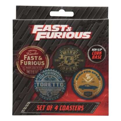 Fast & Furious Untersetzer 4er-Pack Vintage Style – Bild 7
