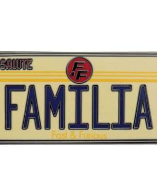 Fast & Furious Ansteck-Pin Familia License Plate