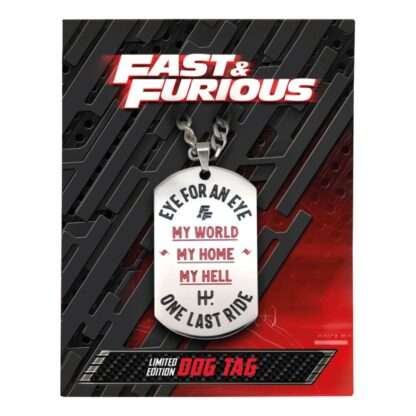 Fast & Furious Erkennungsmarken mit Kette – Bild 8