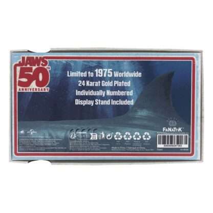 Jaws Replik 1/1 50th Anniversary Regatta Ticket 24k Gold Plated – Bild 2