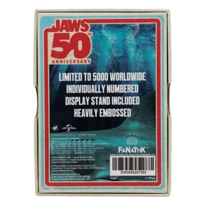 Jaws Metallbarren 50th Anniversary Poster Limited Edition – Bild 3