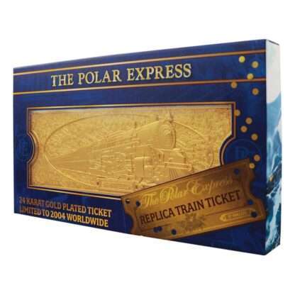 Der Polarexpress Replik Train Ticket 24k Gold Plated Limited Edition – Bild 4