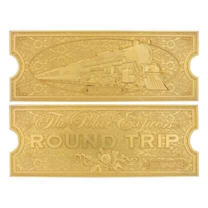 Der Polarexpress Replik Train Ticket 24k Gold Plated Limited Edition – Bild 7