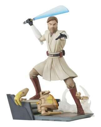 Star Wars: The Clone Wars Deluxe Gallery PVC Statue General Obi-Wan Kenobi 23 cm