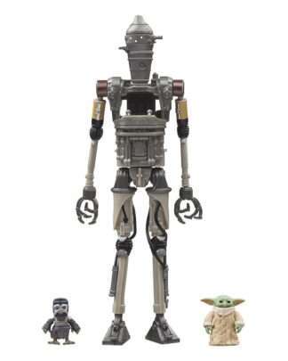 Star Wars: The Mandalorian Vintage Collection Actionfiguren 3er-Pack IG-12, Grogu & Anzellan 10 cm